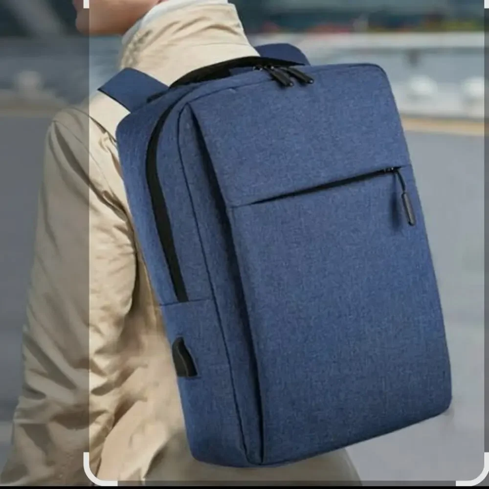 NIUTA usb Charging Laptop Backpack 15.6” Oxford Cloth Unisex Travel School Blue